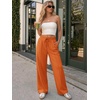 image:imageATHMILE Womens Wide Leg Sweatpants High Waisted Baggy Teen Girl Pants  Fall Fashion Winter Clothes Lounge Travel Joggers With PocketsOrange