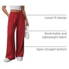 image:imageATHMILE Womens Wide Leg Sweatpants High Waisted Baggy Teen Girl Pants  Fall Fashion Winter Clothes Lounge Travel Joggers With PocketsRed