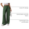 image:imageATHMILE Womens Wide Leg Sweatpants High Waisted Baggy Teen Girl Pants  Fall Fashion Winter Clothes Lounge Travel Joggers With PocketsXmas Green