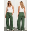 image:imageATHMILE Womens Wide Leg Sweatpants High Waisted Baggy Teen Girl Pants  Fall Fashion Winter Clothes Lounge Travel Joggers With PocketsXmas Green