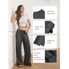 image:imageSweatpants Women Fall Outfits Wide Leg Baggy Pants HighWaisted Drawstring Sweat Pants Fashion Joggers with PocketBlack