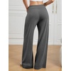 image:imageSweatpants Women Fall Outfits Wide Leg Baggy Pants HighWaisted Drawstring Sweat Pants Fashion Joggers with PocketBlack