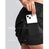 image:imageTwo Piece Skirt Sets for Women Summer Beach Vacation Outfits Mock Neck Tops Tennis Skirt Lounge Matching SetsZblack