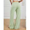 image:imageWomens Wide Leg Sweatpants Baggy Drawstring Sweat Pants  High Waisted Straight Leg Casual Fashion Fall Workout Gym JoggersMint Green
