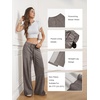 image:imageWomens Wide Leg Sweatpants Baggy Drawstring Sweat Pants  High Waisted Straight Leg Casual Fashion Fall Workout Gym JoggersTaupe