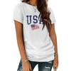image:imageATHMILE Womens Basic T Shirt Crewneck Short Sleeve Summer Tops  Casual Tee Cute Teen Girl Work School Teachers Outfits Fashion Everyday WearWhiteusa