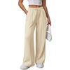 image:imageATHMILE Womens Wide Leg Sweatpants High Waisted Baggy Teen Girl Pants  Fall Fashion Winter Clothes Lounge Travel Joggers With PocketsApricot