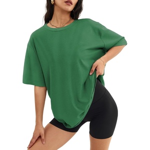 image:imageATHMILE Womens Oversized T Shirts Short Sleeve Workout Tops  Cotton Casual Loose Fit Basic Graphics Gym Summer Plus Size Fashion ClothesForest