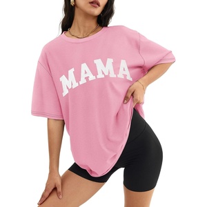 image:imageATHMILE Womens Oversized T Shirts Short Sleeve Workout Tops  Cotton Casual Loose Fit Basic Graphics Gym Summer Plus Size Fashion ClothesMamapink