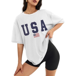 image:imageATHMILE Womens Oversized T Shirts Short Sleeve Workout Tops  Cotton Casual Loose Fit Basic Graphics Gym Summer Plus Size Fashion ClothesWhiteusa