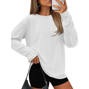 image:imageATHMILE Womens Oversized T Shirts Short Sleeve Workout Tops  Cotton Casual Loose Fit Basic Graphics Gym Summer Plus Size Fashion ClothesZwhite