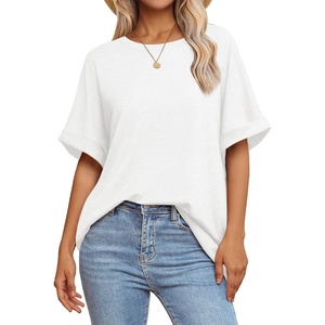 image:imageATHMILE Womens Oversized T Shirts Summer Tops Spring Casual Loose Fit Workout Short Sleeve 2026 Beach VacationWhite