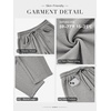 image:imageATHMILE Barrel Sweatpants Women Wide Leg Baggy Lounge Casual Pants  Cotton Fall Winter Teen Girl Fashion Comfy Flowy with PocketAgrey