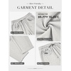 image:imageATHMILE Barrel Sweatpants Women Wide Leg Baggy Lounge Casual Pants  Cotton Fall Winter Teen Girl Fashion Comfy Flowy with PocketAheather White
