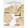 image:imageATHMILE Barrel Sweatpants Women Wide Leg Baggy Lounge Casual Pants  Cotton Fall Winter Teen Girl Fashion Comfy Flowy with PocketAlight Khaki