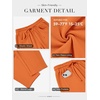 image:imageATHMILE Barrel Sweatpants Women Wide Leg Baggy Lounge Casual Pants  Cotton Fall Winter Teen Girl Fashion Comfy Flowy with PocketAorange