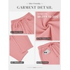 image:imageATHMILE Barrel Sweatpants Women Wide Leg Baggy Lounge Casual Pants  Cotton Fall Winter Teen Girl Fashion Comfy Flowy with PocketApink