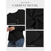 image:imageATHMILE Long Sleeve Shirts for Women 2026 Fall Outfits Henley Dressy Casual Tops Trendy Blouses Cute TShirts Fashion ClothesBlack
