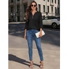 image:imageATHMILE Long Sleeve Shirts for Women 2026 Fall Outfits Henley Dressy Casual Tops Trendy Blouses Cute TShirts Fashion ClothesHalfblack