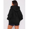 image:imageATHMILE Oversized Hoodies for Women Fall Sweatshirts Zip Up Hoodie Casual Jackets Y2k Fashion Outfits Winter Clothes 2026Nblack