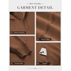 image:imageATHMILE Oversized Hoodies for Women Fashion V Neck Pullover Sweatshirts with Thumb Hole Y2k Clothes Fall Outfits 2026Coffee