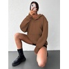 image:imageATHMILE Oversized Hoodies for Women Fashion V Neck Pullover Sweatshirts with Thumb Hole Y2k Clothes Fall Outfits 2026Coffee