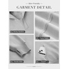 image:imageATHMILE Oversized Hoodies for Women Fashion V Neck Pullover Sweatshirts with Thumb Hole Y2k Clothes Fall Outfits 2026Light Gray