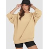 image:imageATHMILE Oversized Sweatshirt for Women Crewneck Fleece Long Sleeve Pullover Hoodies Tops Fall Fashion Outfits ClothesApricot