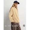 image:imageATHMILE Oversized Sweatshirt for Women Crewneck Fleece Long Sleeve Pullover Hoodies Tops Fall Fashion Outfits ClothesApricot