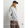 image:imageATHMILE Oversized Sweatshirt for Women Crewneck Fleece Long Sleeve Pullover Hoodies Tops Fall Fashion Outfits ClothesGrey