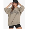 image:imageATHMILE Oversized Sweatshirt for Women Crewneck Fleece Long Sleeve Pullover Hoodies Tops Fall Fashion Outfits ClothesLacoffeegrey