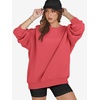 image:imageATHMILE Oversized Sweatshirt for Women Crewneck Fleece Long Sleeve Pullover Hoodies Tops Fall Fashion Outfits ClothesPeachy