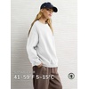 image:imageATHMILE Oversized Sweatshirt for Women Crewneck Fleece Long Sleeve Pullover Hoodies Tops Fall Fashion Outfits ClothesWhite