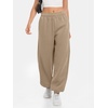image:imageATHMILE Sweatpants Women Wide Leg Baggy Lounge Sweat Pants  Cotton Straight Leg High Waisted Casual Fashion Fall Workout Gym JoggersBcoffeegrey