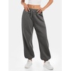 image:imageATHMILE Sweatpants Women Wide Leg Baggy Lounge Sweat Pants  Cotton Straight Leg High Waisted Casual Fashion Fall Workout Gym JoggersBdarkgrey