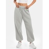 image:imageATHMILE Sweatpants Women Wide Leg Baggy Lounge Sweat Pants  Cotton Straight Leg High Waisted Casual Fashion Fall Workout Gym JoggersBgrey