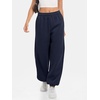 image:imageATHMILE Sweatpants Women Wide Leg Baggy Lounge Sweat Pants  Cotton Straight Leg High Waisted Casual Fashion Fall Workout Gym JoggersBnavy