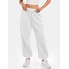image:imageATHMILE Sweatpants Women Wide Leg Baggy Lounge Sweat Pants  Cotton Straight Leg High Waisted Casual Fashion Fall Workout Gym JoggersBwhite