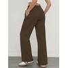 image:imageATHMILE Sweatpants Women Wide Leg High Waisted Baggy Lounge Casual Cotton Pants Fashion Y2K Gym Clothes for Fall WinterBrown