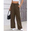 image:imageATHMILE Sweatpants Women Wide Leg High Waisted Baggy Lounge Casual Cotton Pants Fashion Y2K Gym Clothes for Fall WinterBrown