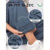 image:imageATHMILE Sweatpants Women Wide Leg High Waisted Baggy Lounge Casual Cotton Pants Fashion Y2K Gym Clothes for Fall WinterGrey Blue