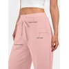 image:imageATHMILE Sweatpants Women Wide Leg High Waisted Baggy Lounge Casual Cotton Pants Fashion Y2K Gym Clothes for Fall WinterPink