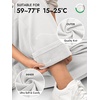 image:imageATHMILE Sweatpants Women Wide Leg High Waisted Baggy Lounge Casual Cotton Pants Fashion Y2K Gym Clothes for Fall WinterWhite