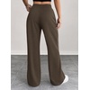 image:imageATHMILE Wide Leg Sweatpants Women High Waisted Baggy Lounge Pants Casual Comfy Joggers Fall Fashion Trendy Gym ClothesCoffee