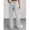 image:imageATHMILE Wide Leg Sweatpants Women High Waisted Baggy Lounge Pants Casual Comfy Joggers Fall Fashion Trendy Gym ClothesGrey