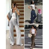 image:imageATHMILE Wide Leg Sweatpants Women High Waisted Baggy Lounge Pants Casual Comfy Joggers Fall Fashion Trendy Gym ClothesNavy