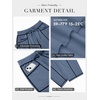 image:imageATHMILE Womens Baggy Barrel Sweatpants Wide Leg Drawstring Lounge Sweat Pants with PocketsBlue