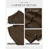 image:imageATHMILE Womens Baggy Wide Leg Pants Y2k Teen Girl Drawstring Track Pants Lounge Sweatpants Women 2026Coffee