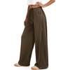 image:imageATHMILE Womens Baggy Wide Leg Pants Y2k Teen Girl Drawstring Track Pants Lounge Sweatpants Women 2026Coffee