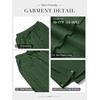 image:imageATHMILE Womens Baggy Wide Leg Pants Y2k Teen Girl Drawstring Track Pants Lounge Sweatpants Women 2026Green